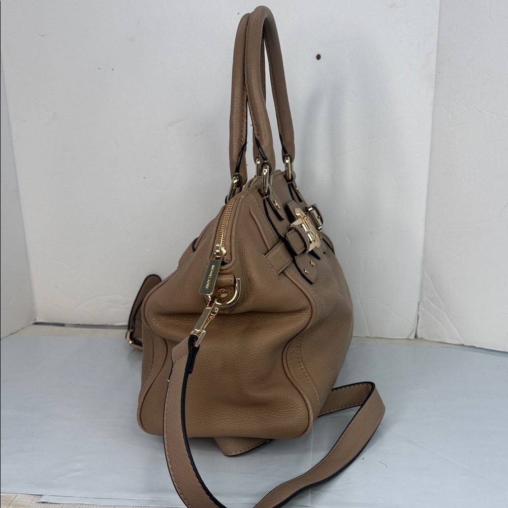 Michael Kors Brown Leather Satchel - Picture 5 of 12